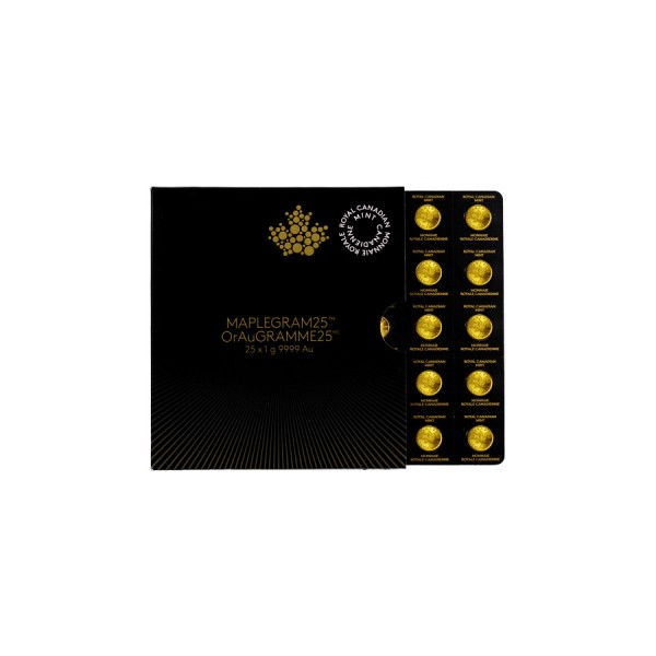 MAPLEGRAM 25x 1 g Kanadyjski Liść Klonu Złoto