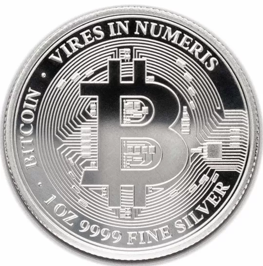 Bitcoin Niue Island 1 uncja Srebra 2022