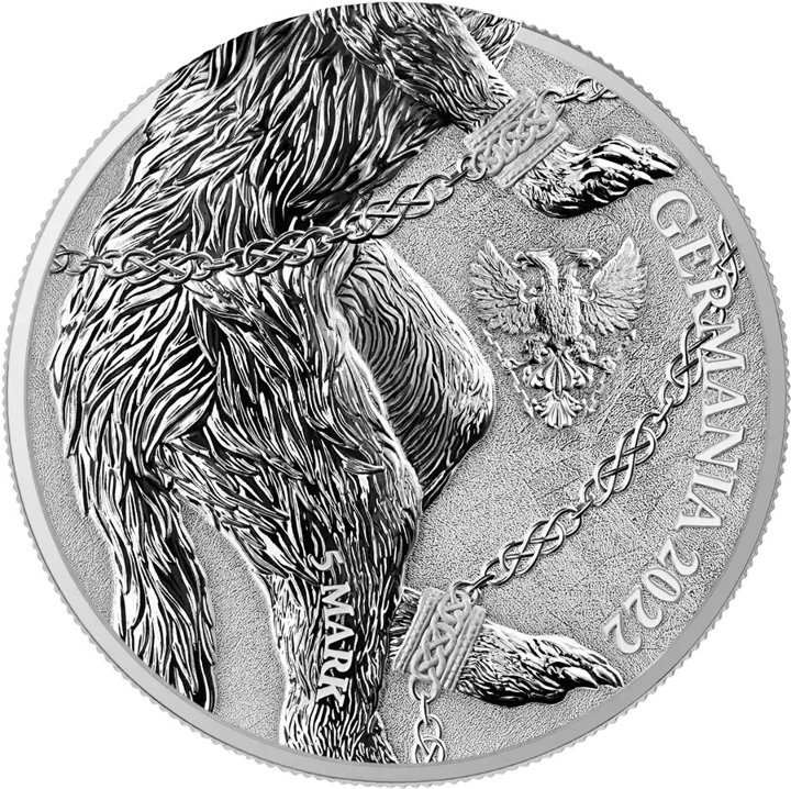 Fenrir Germania Beasts 1 uncja srebra 2022 - obrazek 2
