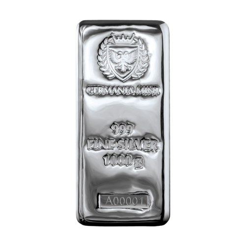 Sztabka Germania Mint 1 kg Srebra