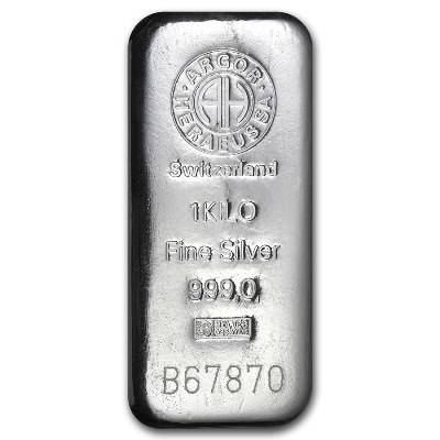 Srebrna sztabka 1kg LBMA MIX - obrazek 3