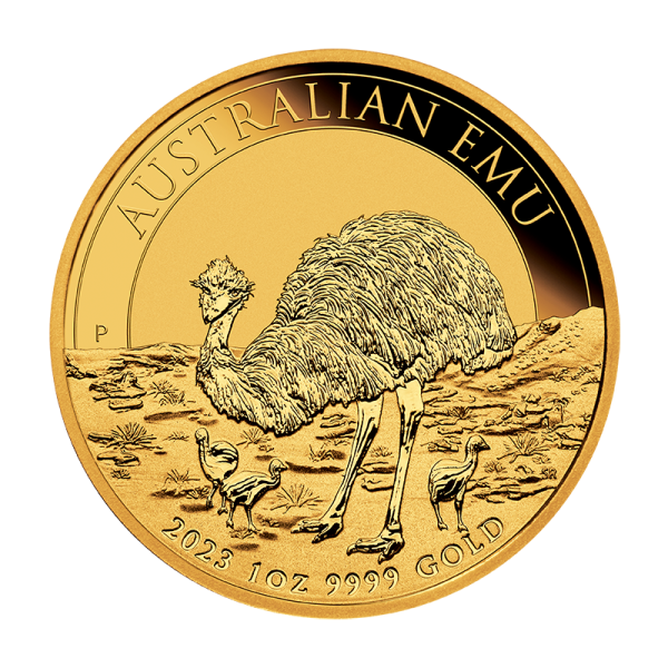 Australijski Emu 1 uncja Złota 2023