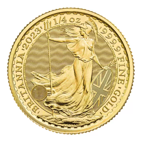 Britannia 1/4 uncji Złota