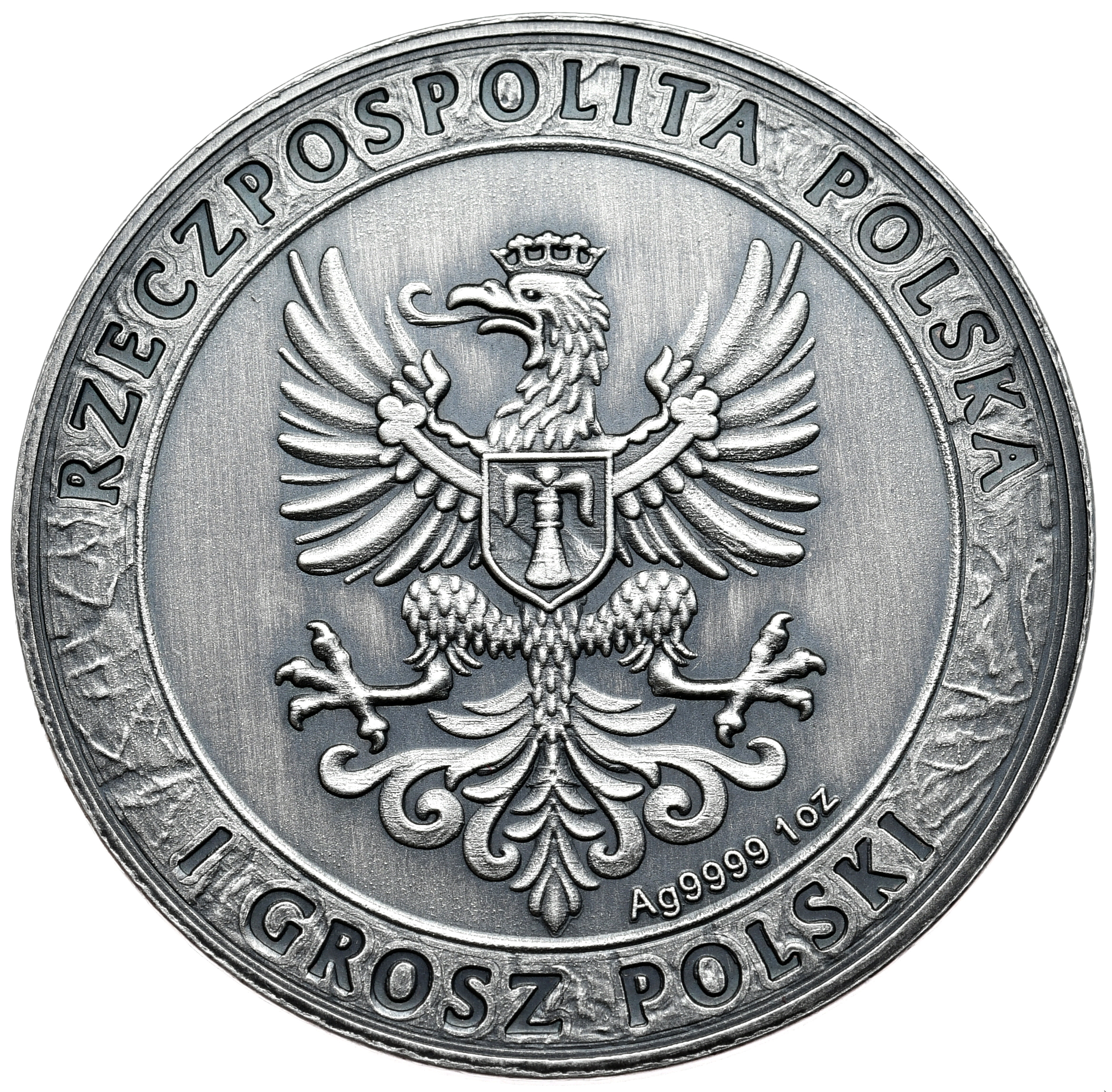 Husaria STTM srebrna moneta 1 oz Antique - obrazek 2