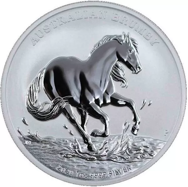 Australian Brumby 1 uncja srebra 2020 - obrazek 2