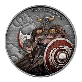 Eric Bloodaxe Legendary Warriors 1 uncja srebra kolorowanka