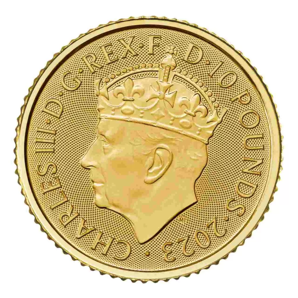Koronacja Króla Karola III 1/10 uncji Złota 2023 - obrazek 2