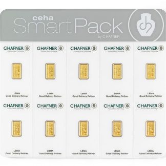 Sztabka Złota C.Hafner Smartpack 10 x 1g