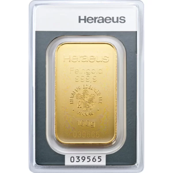 Sztabka Złota 100 g LBMA - obrazek 3