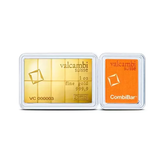CombiBar Valcambi Sztabka 10 x 1/10 uncji Złota