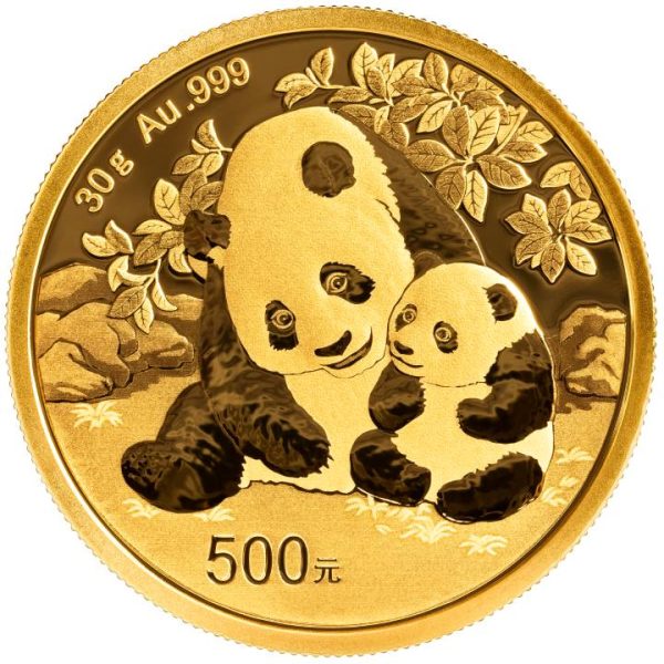 Chińska Panda 30 g Złota 2024