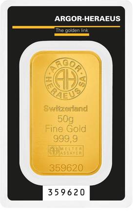 Sztabka Złota 50 g LBMA - obrazek 2