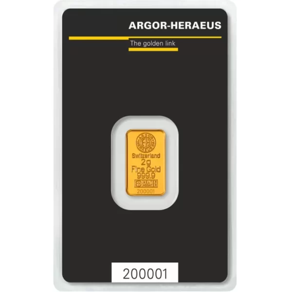 Sztabka 2 g Złota LBMA - obrazek 3