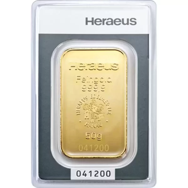 Sztabka Złota 50 g LBMA - obrazek 4