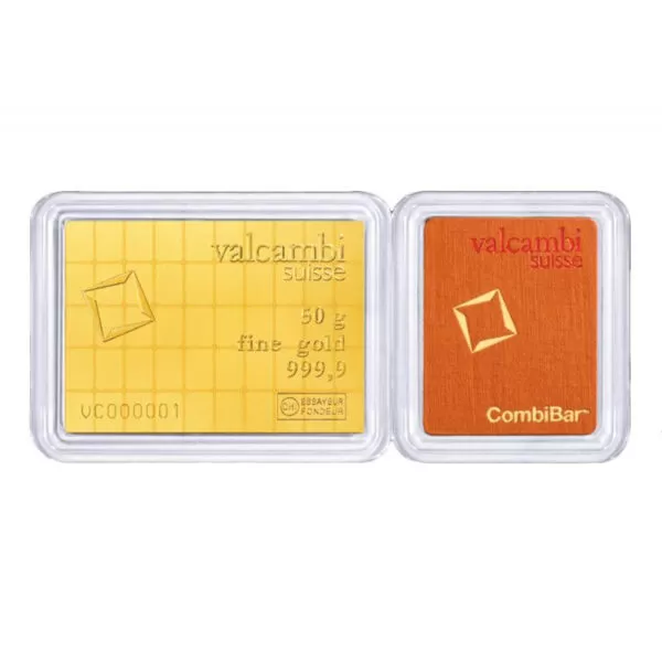 CombiBar Valcambi Sztabka 50 x 1 g Złota