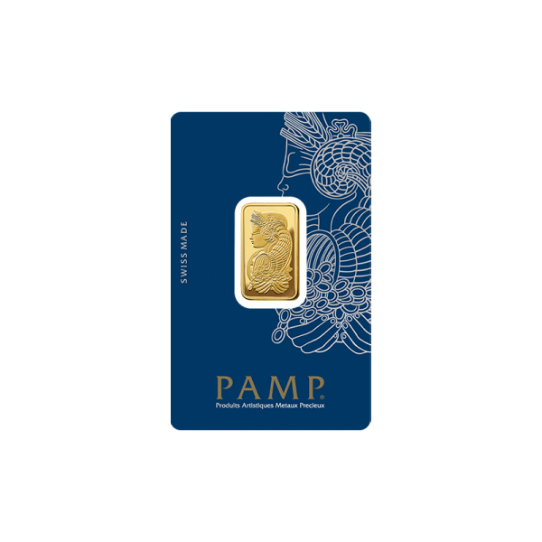 Sztabka 10 g Złota PAMP