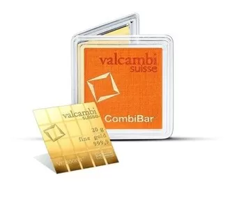 CombiBar Valcambi Sztabka 20 x 1 g Złota - obrazek 2