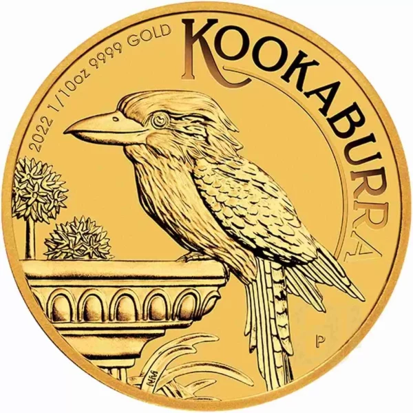 Kookaburra 1/10 uncji Złota 2022