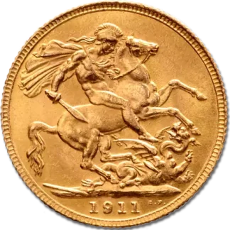 Brytyjski Suweren Złota moneta 7,32 gram - Jerzy V