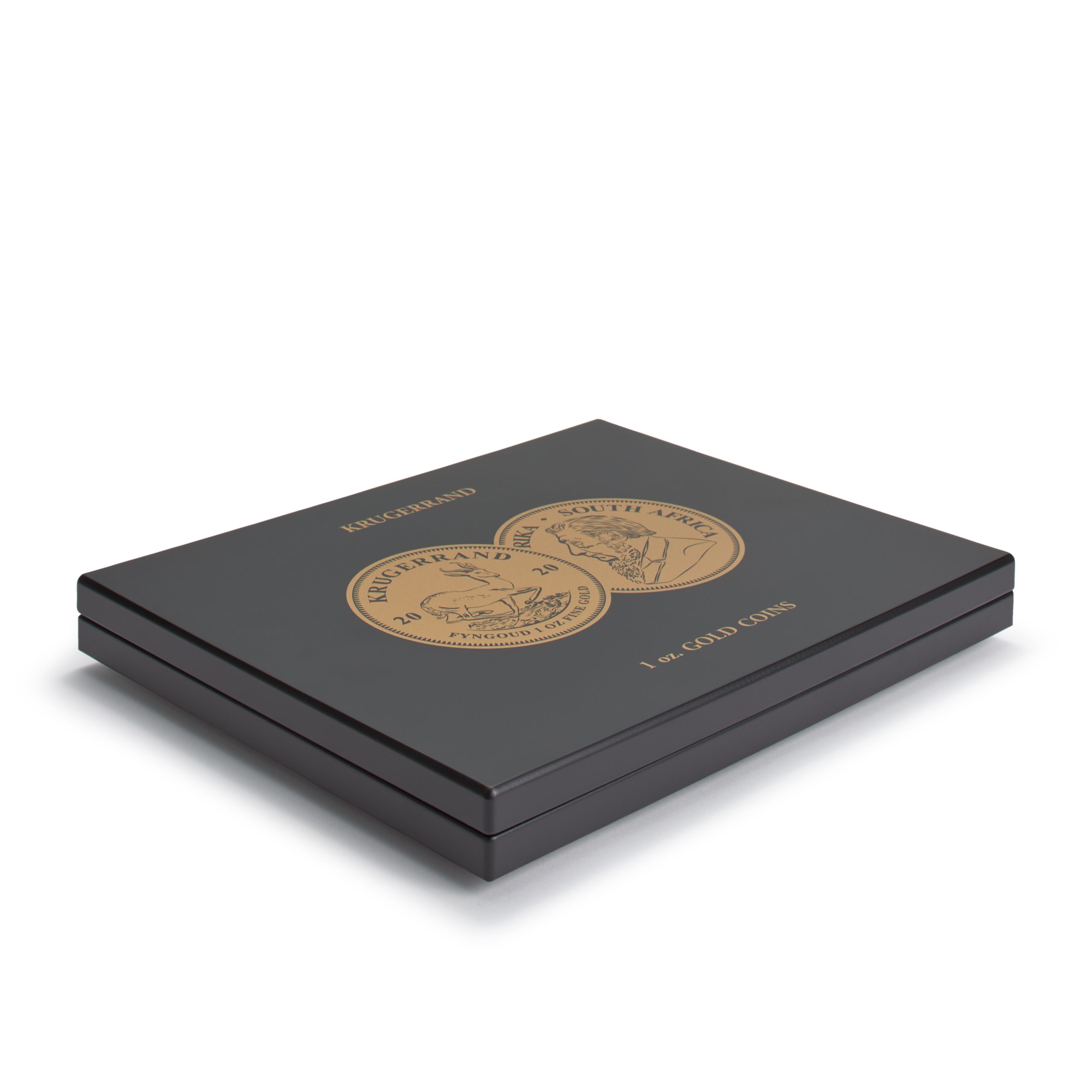 Pudełko kaseta na 30 monet - złoty Krugerrand