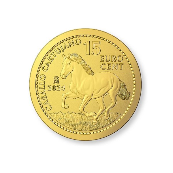 Koń Andaluzyjski 1/10 uncji Złota 2024 Proof Inverse