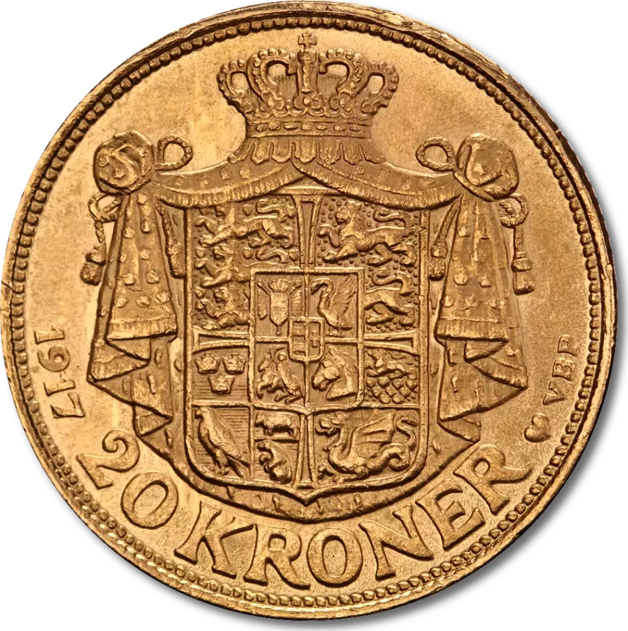 Duńskie 20 Koron 8,06 g Złota Moneta - obrazek 2