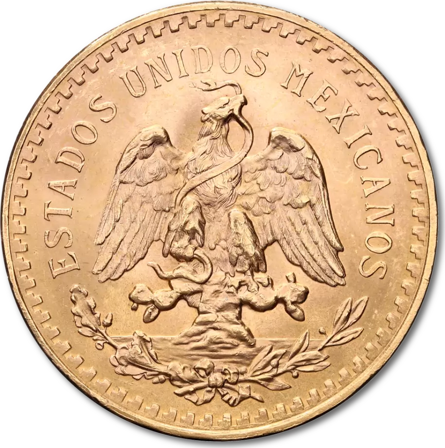 Meksykańskie 50 Pesos 37,5 g Złota Moneta - obrazek 2