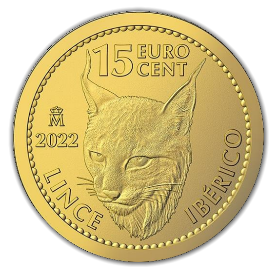 Ryś Iberyjski 1/10 uncji Złota 2022 Proof Inverse