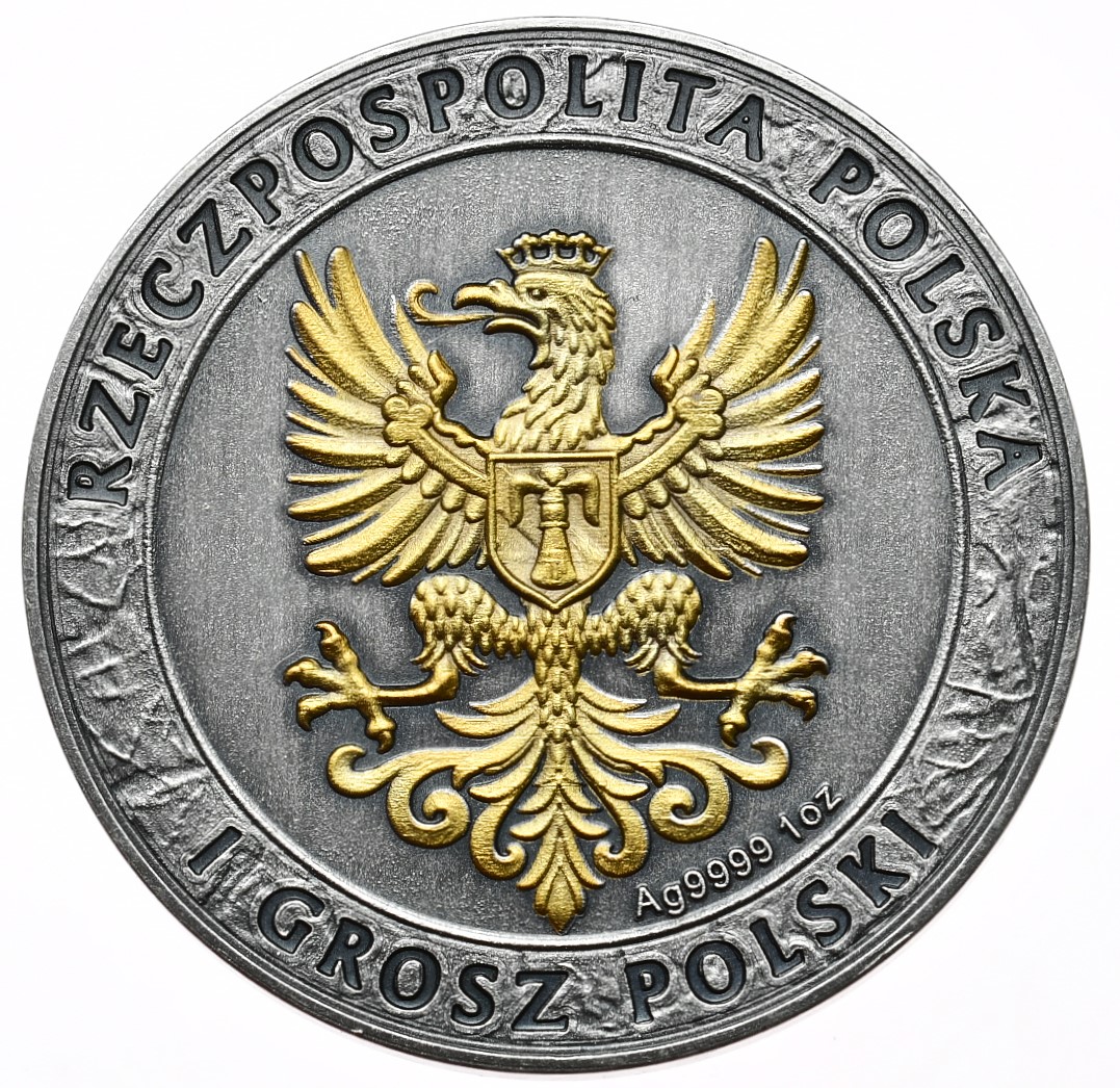 Husaria 3 srebrna moneta 1 uncja 2024 pudełko AntiqueGold - obrazek 2