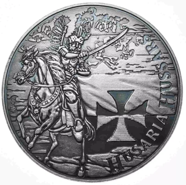 Husaria 3 srebrna moneta 1 uncja 2024 Antique