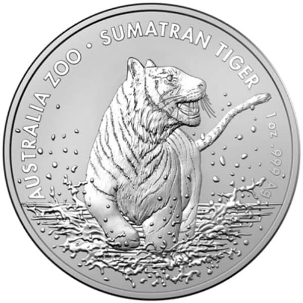 Australia Zoo:  Sumatran Tiger 1 uncja srebra 2020