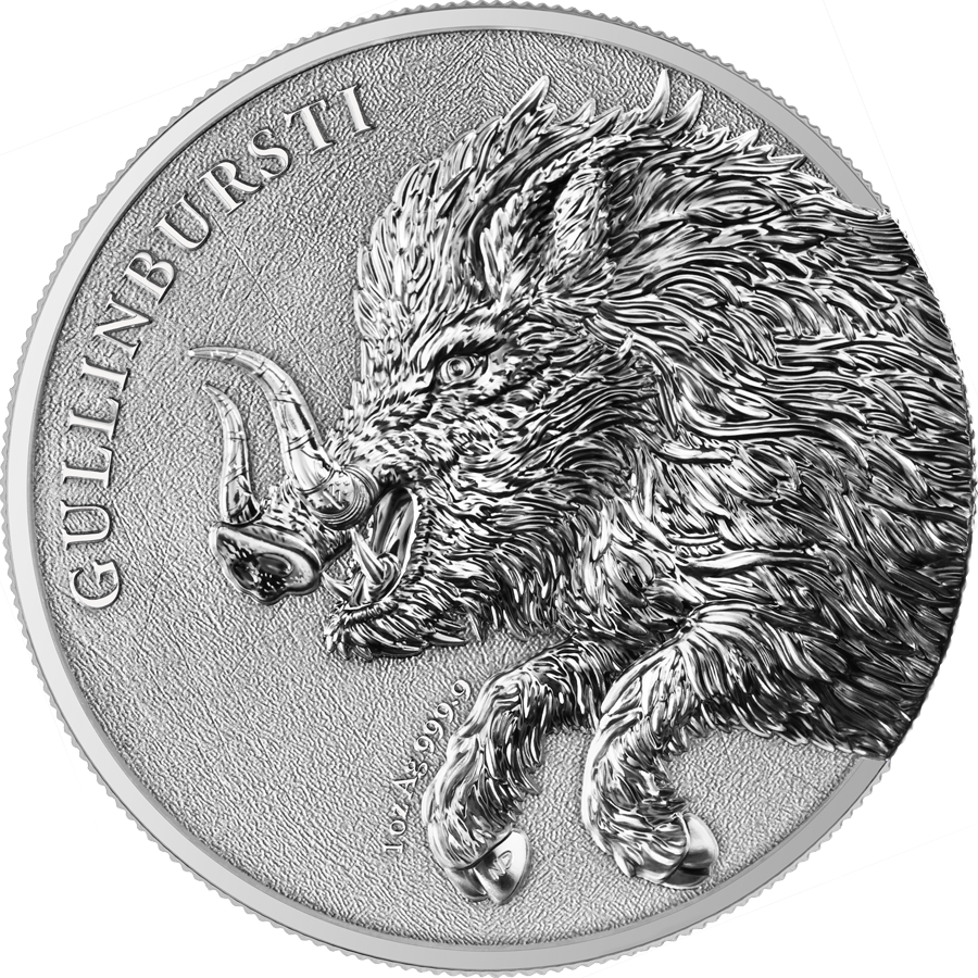 Germania Beasts: Gullinbursti 1 uncja srebra 2025