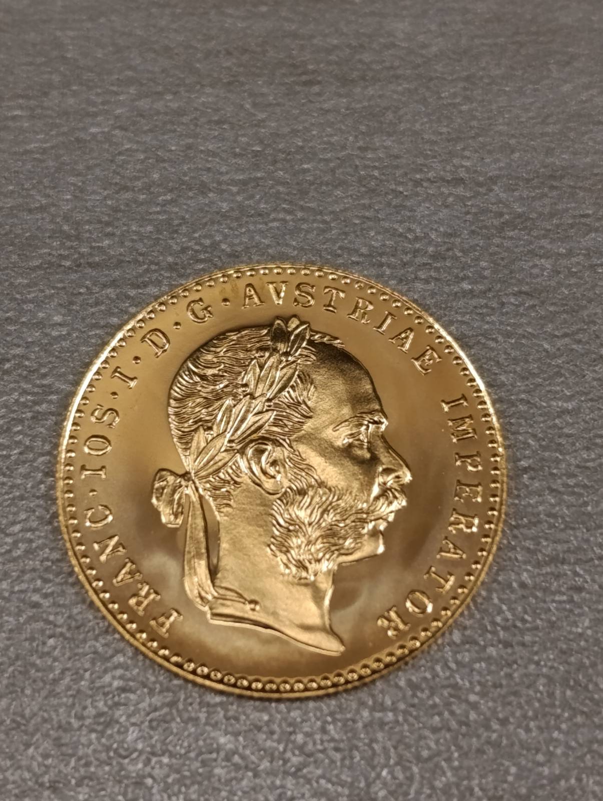 Złota moneta 1 Dukat Austriacki 1915 - nowy menniczy 24h - obrazek 3
