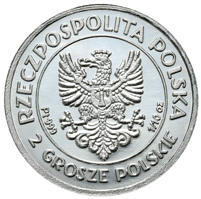 Husaria 2 platynowa moneta 1/10 uncji - obrazek 2