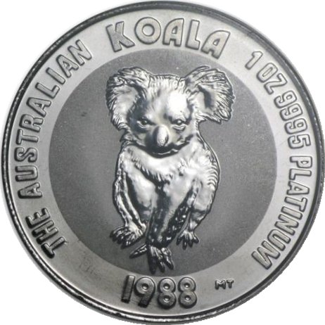 Australia Koala 1 Platyny 1988