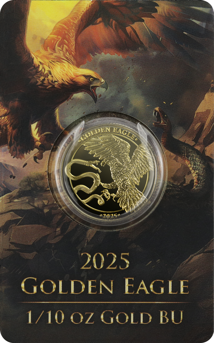 Malta Golden Eagle 1/10 uncji złota 2025 Proof - obrazek 3