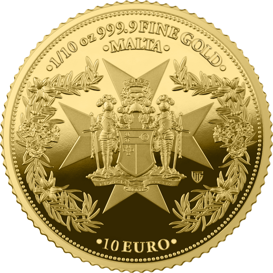 Malta Golden Eagle 1/10 uncji złota 2025 Proof - obrazek 2