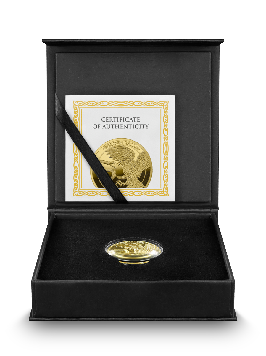 Malta Golden Eagle 1 uncja złota 2025 Proof - obrazek 3