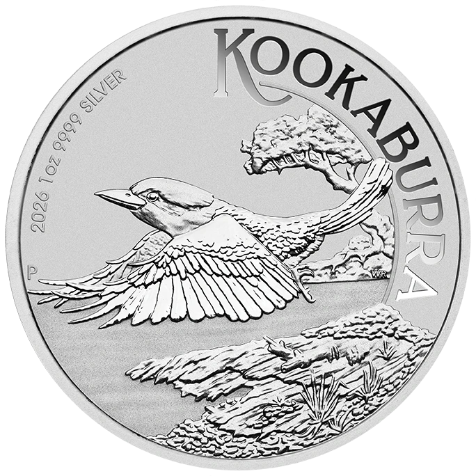 Kookaburra 1 uncja srebra 2026