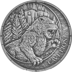Megafauna Cave Lion Oblivion 1 uncja srebra 2026 - obrazek 3