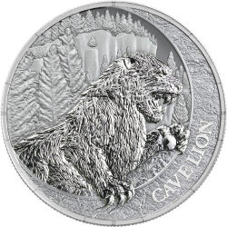 Srebrna moneta Megafauna Cave Lion 1 uncja srebra 2026
