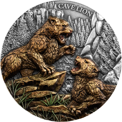 Megafauna Cave Lion 2 uncje srebra Ultra High Relief 2026