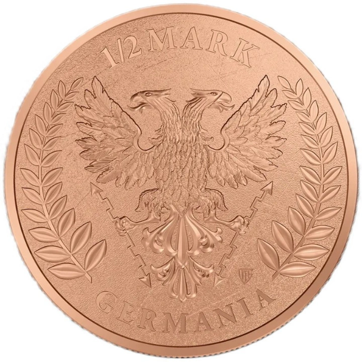 Germania 1/2 uncji Miedzi 2026 Moneta Germania Mint - obrazek 2