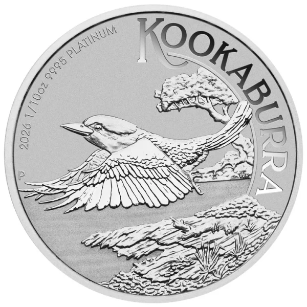 Kookaburra 1/10 uncji platyny 2026