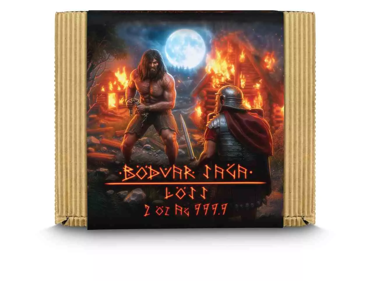 Srebrna Moneta Bödvar Saga: Loss 2026 Ulltra High Relief, 2 uncje - obrazek 5