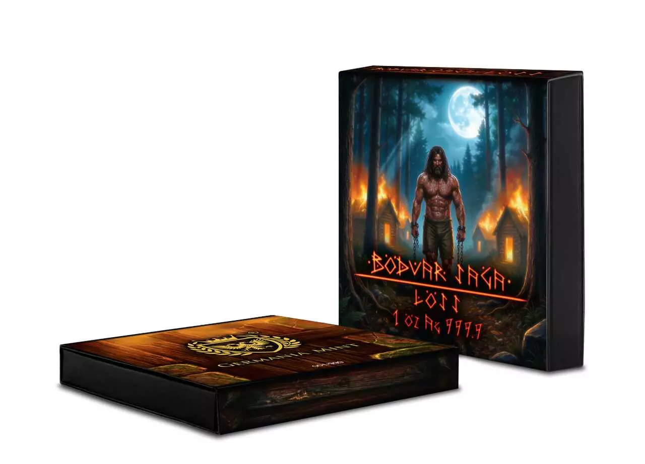 Srebrna moneta Loss Vengeful Bödvar Saga 1 uncja srebra 2026 - obrazek 5