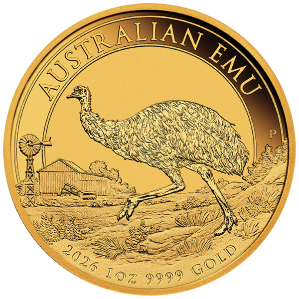 Australijski Emu 1 uncja Złota 2026