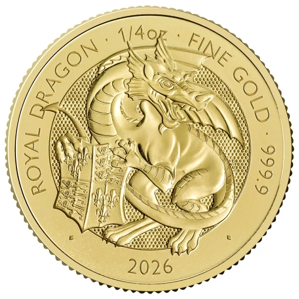 The Tudor Beasts: Royal Dragon 1/4 uncji Złota 2026
