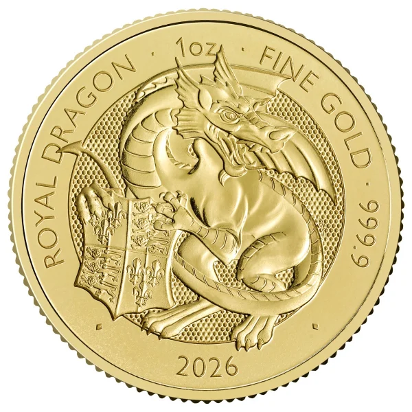 The Tudor Beasts: Royal Dragon 1 uncja złota 2026