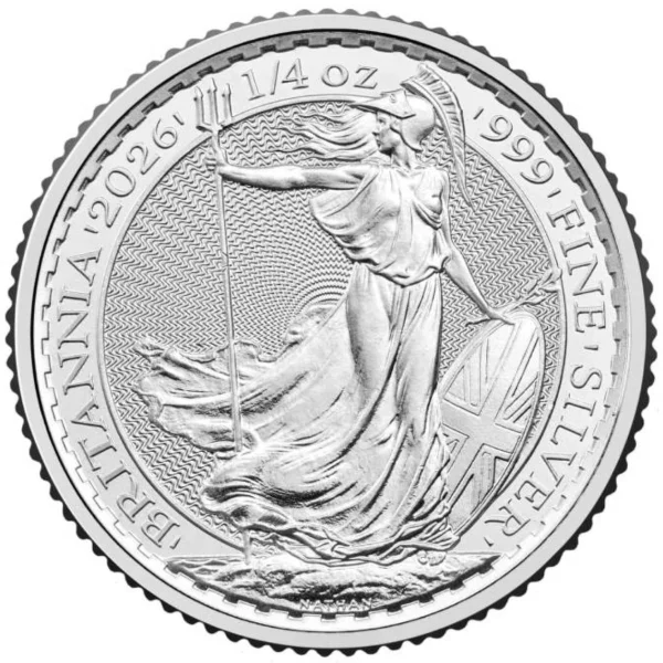 Britannia srebrna moneta 1/4 oz